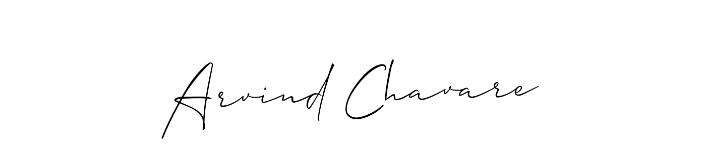 How to make Arvind Chavare signature? Allison_Script is a professional autograph style. Create handwritten signature for Arvind Chavare name. Arvind Chavare signature style 2 images and pictures png