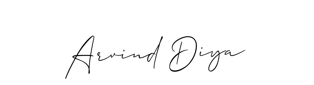 Check out images of Autograph of Arvind Diya name. Actor Arvind Diya Signature Style. Allison_Script is a professional sign style online. Arvind Diya signature style 2 images and pictures png