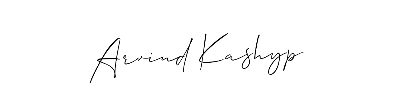 You can use this online signature creator to create a handwritten signature for the name Arvind Kashyp. This is the best online autograph maker. Arvind Kashyp signature style 2 images and pictures png