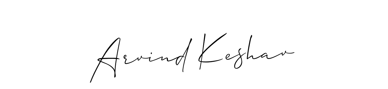 Best and Professional Signature Style for Arvind Keshav. Allison_Script Best Signature Style Collection. Arvind Keshav signature style 2 images and pictures png