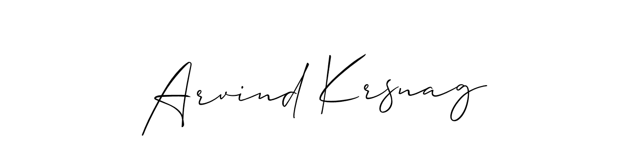 Arvind Krsnag stylish signature style. Best Handwritten Sign (Allison_Script) for my name. Handwritten Signature Collection Ideas for my name Arvind Krsnag. Arvind Krsnag signature style 2 images and pictures png