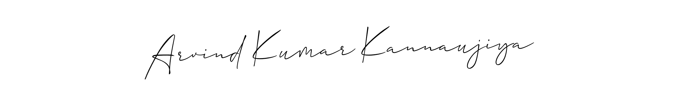 Similarly Allison_Script is the best handwritten signature design. Signature creator online .You can use it as an online autograph creator for name Arvind Kumar Kannaujiya. Arvind Kumar Kannaujiya signature style 2 images and pictures png