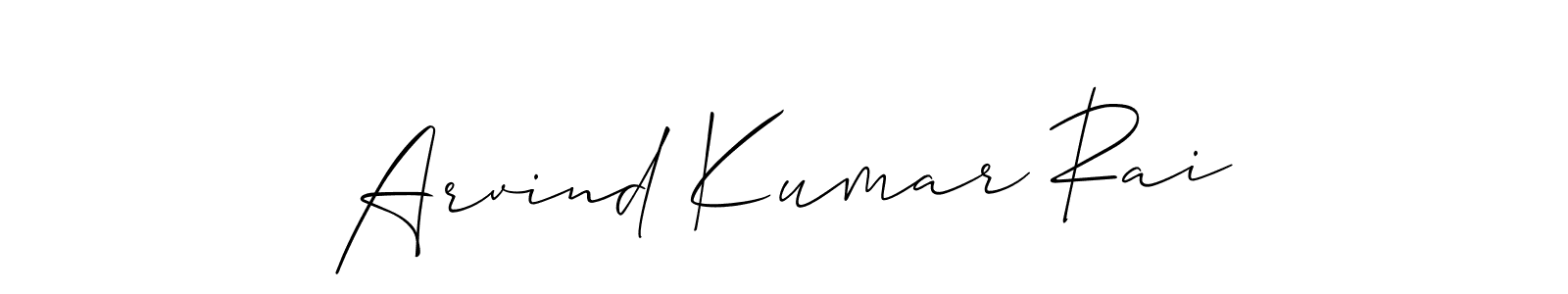 You should practise on your own different ways (Allison_Script) to write your name (Arvind Kumar Rai) in signature. don't let someone else do it for you. Arvind Kumar Rai signature style 2 images and pictures png