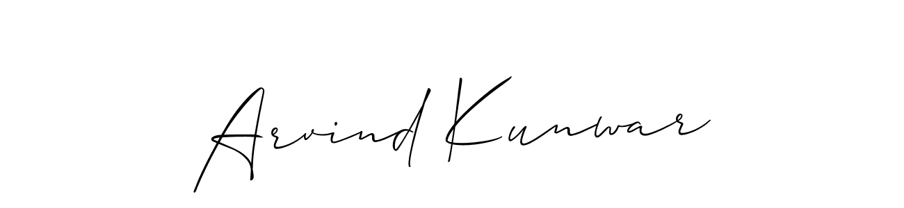 Also You can easily find your signature by using the search form. We will create Arvind Kunwar name handwritten signature images for you free of cost using Allison_Script sign style. Arvind Kunwar signature style 2 images and pictures png