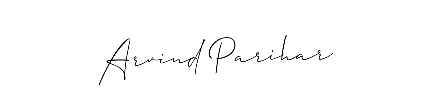 Similarly Allison_Script is the best handwritten signature design. Signature creator online .You can use it as an online autograph creator for name Arvind Parihar. Arvind Parihar signature style 2 images and pictures png