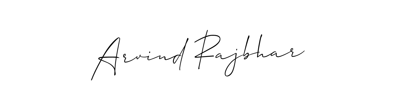 if you are searching for the best signature style for your name Arvind Rajbhar. so please give up your signature search. here we have designed multiple signature styles  using Allison_Script. Arvind Rajbhar signature style 2 images and pictures png