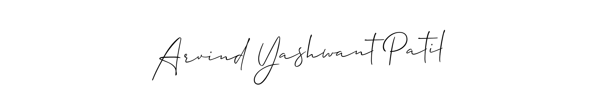 Similarly Allison_Script is the best handwritten signature design. Signature creator online .You can use it as an online autograph creator for name Arvind Yashwant Patil. Arvind Yashwant Patil signature style 2 images and pictures png