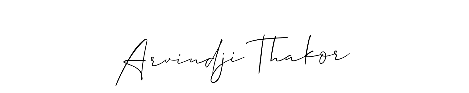 How to Draw Arvindji Thakor signature style? Allison_Script is a latest design signature styles for name Arvindji Thakor. Arvindji Thakor signature style 2 images and pictures png