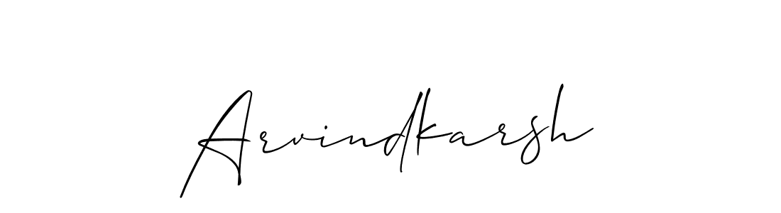 Best and Professional Signature Style for Arvindkarsh. Allison_Script Best Signature Style Collection. Arvindkarsh signature style 2 images and pictures png