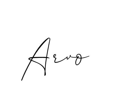 Best and Professional Signature Style for Arvo. Allison_Script Best Signature Style Collection. Arvo signature style 2 images and pictures png