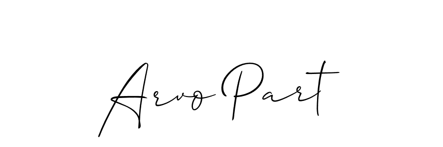 if you are searching for the best signature style for your name Arvo Part. so please give up your signature search. here we have designed multiple signature styles  using Allison_Script. Arvo Part signature style 2 images and pictures png