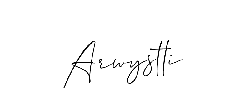 Best and Professional Signature Style for Arwystli. Allison_Script Best Signature Style Collection. Arwystli signature style 2 images and pictures png