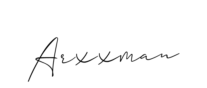 Similarly Allison_Script is the best handwritten signature design. Signature creator online .You can use it as an online autograph creator for name Arxxman. Arxxman signature style 2 images and pictures png