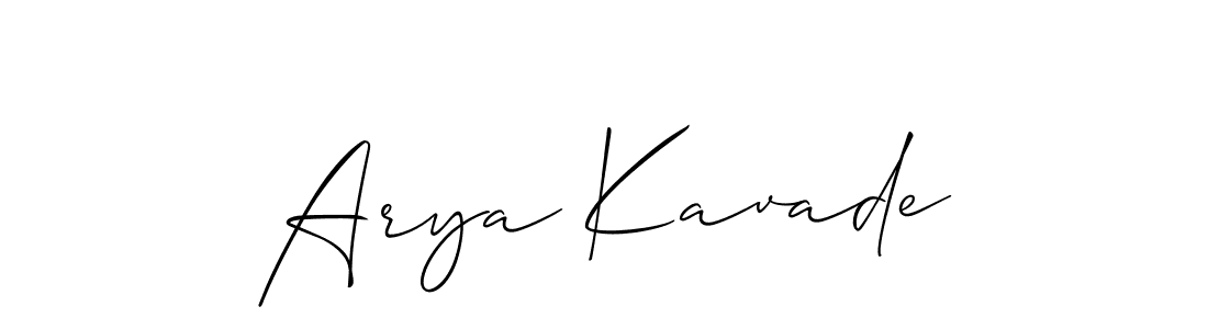 You should practise on your own different ways (Allison_Script) to write your name (Arya Kavade) in signature. don't let someone else do it for you. Arya Kavade signature style 2 images and pictures png