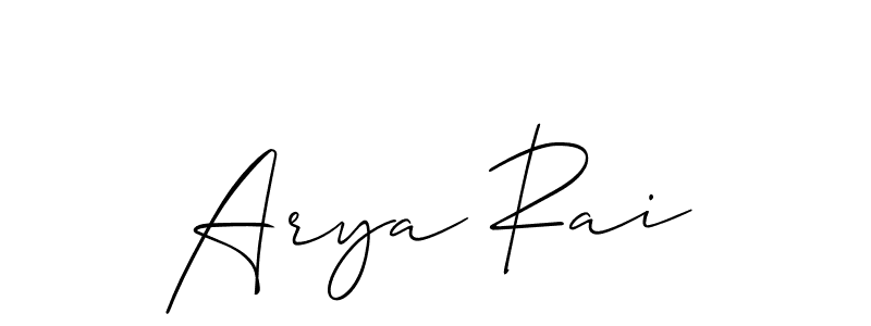 You can use this online signature creator to create a handwritten signature for the name Arya Rai. This is the best online autograph maker. Arya Rai signature style 2 images and pictures png