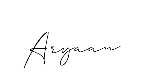 Best and Professional Signature Style for Aryaan. Allison_Script Best Signature Style Collection. Aryaan signature style 2 images and pictures png