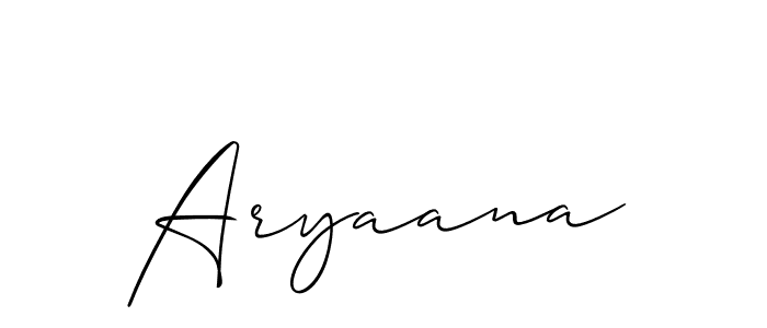 It looks lik you need a new signature style for name Aryaana. Design unique handwritten (Allison_Script) signature with our free signature maker in just a few clicks. Aryaana signature style 2 images and pictures png