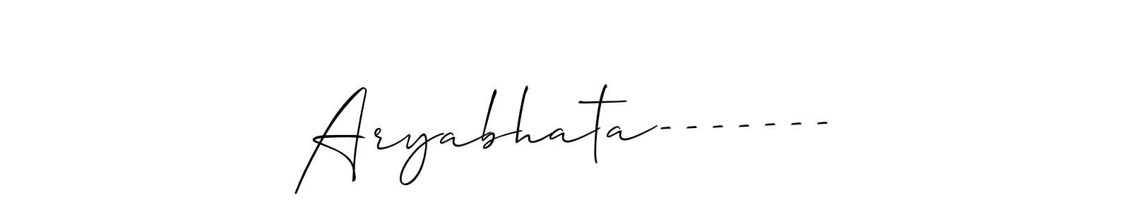 Make a short Aryabhata------- signature style. Manage your documents anywhere anytime using Allison_Script. Create and add eSignatures, submit forms, share and send files easily. Aryabhata------- signature style 2 images and pictures png
