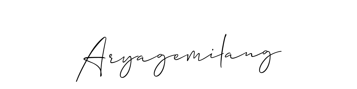 Make a beautiful signature design for name Aryagemilang. Use this online signature maker to create a handwritten signature for free. Aryagemilang signature style 2 images and pictures png