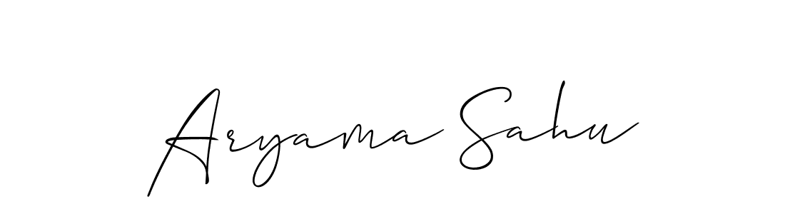 Make a short Aryama Sahu signature style. Manage your documents anywhere anytime using Allison_Script. Create and add eSignatures, submit forms, share and send files easily. Aryama Sahu signature style 2 images and pictures png