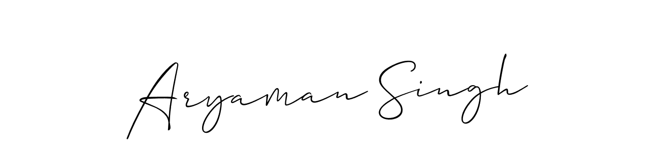 Make a short Aryaman Singh signature style. Manage your documents anywhere anytime using Allison_Script. Create and add eSignatures, submit forms, share and send files easily. Aryaman Singh signature style 2 images and pictures png