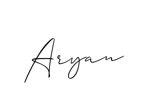 Also we have Aryan name is the best signature style. Create professional handwritten signature collection using Allison_Script autograph style. Aryan signature style 2 images and pictures png