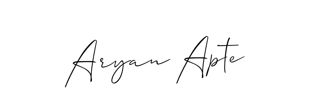 This is the best signature style for the Aryan Apte name. Also you like these signature font (Allison_Script). Mix name signature. Aryan Apte signature style 2 images and pictures png