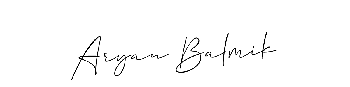 You can use this online signature creator to create a handwritten signature for the name Aryan Balmik. This is the best online autograph maker. Aryan Balmik signature style 2 images and pictures png