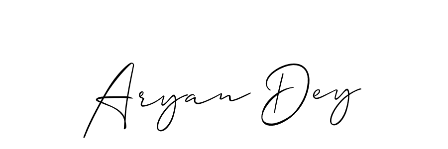 Make a beautiful signature design for name Aryan Dey. Use this online signature maker to create a handwritten signature for free. Aryan Dey signature style 2 images and pictures png