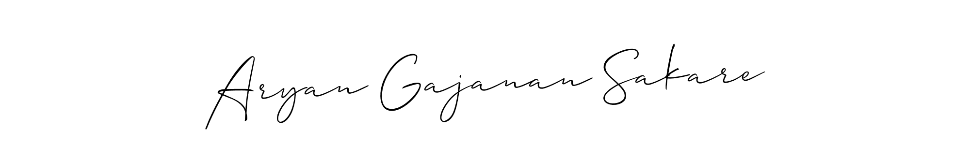 The best way (Allison_Script) to make a short signature is to pick only two or three words in your name. The name Aryan Gajanan Sakare include a total of six letters. For converting this name. Aryan Gajanan Sakare signature style 2 images and pictures png