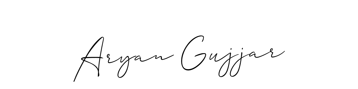 Best and Professional Signature Style for Aryan Gujjar. Allison_Script Best Signature Style Collection. Aryan Gujjar signature style 2 images and pictures png