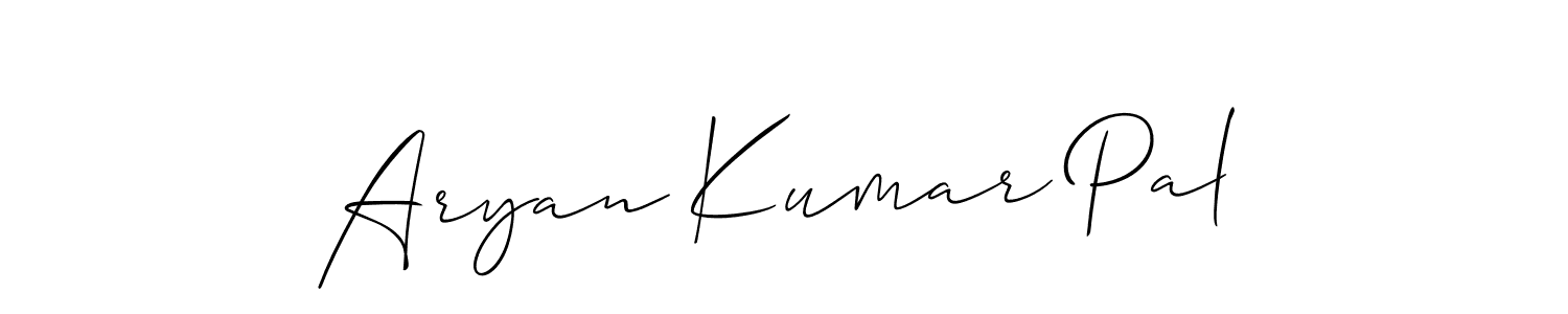 How to make Aryan Kumar Pal signature? Allison_Script is a professional autograph style. Create handwritten signature for Aryan Kumar Pal name. Aryan Kumar Pal signature style 2 images and pictures png