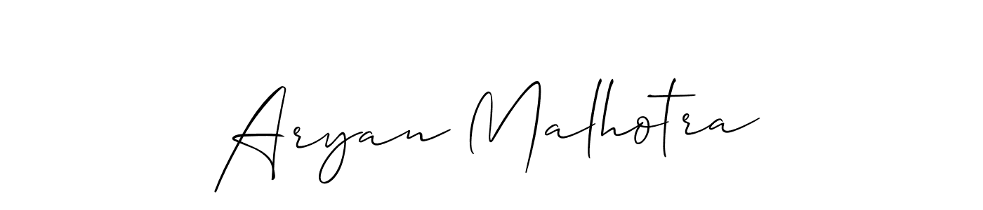 Similarly Allison_Script is the best handwritten signature design. Signature creator online .You can use it as an online autograph creator for name Aryan Malhotra. Aryan Malhotra signature style 2 images and pictures png