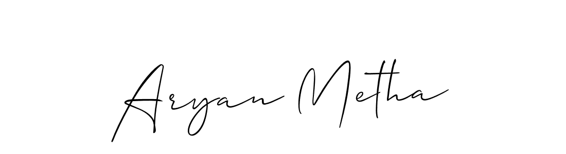 Once you've used our free online signature maker to create your best signature Allison_Script style, it's time to enjoy all of the benefits that Aryan Metha name signing documents. Aryan Metha signature style 2 images and pictures png