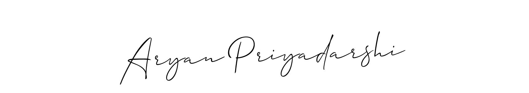 Make a beautiful signature design for name Aryan Priyadarshi. Use this online signature maker to create a handwritten signature for free. Aryan Priyadarshi signature style 2 images and pictures png