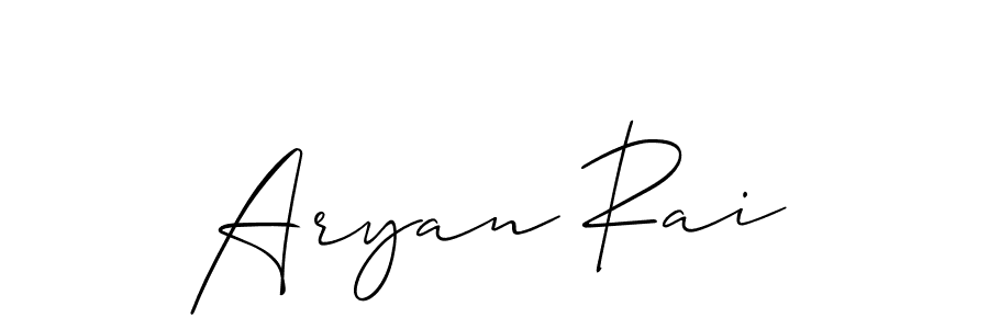 It looks lik you need a new signature style for name Aryan Rai. Design unique handwritten (Allison_Script) signature with our free signature maker in just a few clicks. Aryan Rai signature style 2 images and pictures png