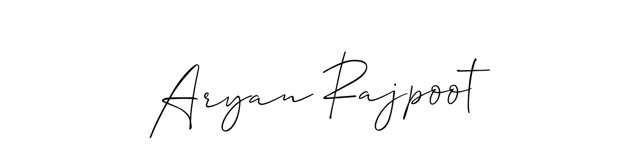 Make a short Aryan Rajpoot signature style. Manage your documents anywhere anytime using Allison_Script. Create and add eSignatures, submit forms, share and send files easily. Aryan Rajpoot signature style 2 images and pictures png