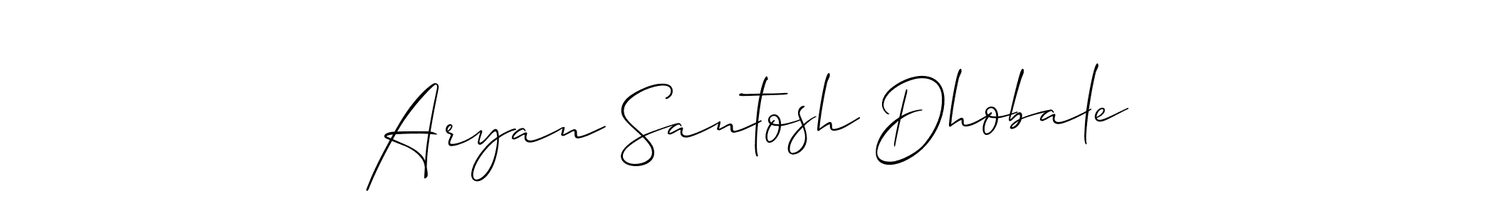 Make a beautiful signature design for name Aryan Santosh Dhobale. Use this online signature maker to create a handwritten signature for free. Aryan Santosh Dhobale signature style 2 images and pictures png