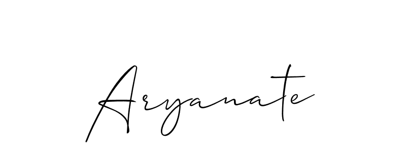 You can use this online signature creator to create a handwritten signature for the name Aryanate. This is the best online autograph maker. Aryanate signature style 2 images and pictures png