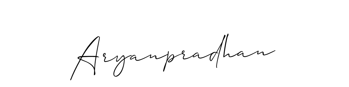 Similarly Allison_Script is the best handwritten signature design. Signature creator online .You can use it as an online autograph creator for name Aryanpradhan. Aryanpradhan signature style 2 images and pictures png