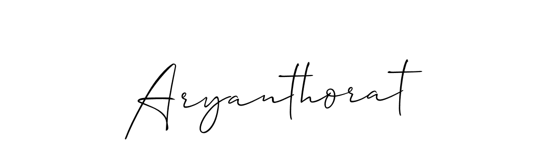 Best and Professional Signature Style for Aryanthorat. Allison_Script Best Signature Style Collection. Aryanthorat signature style 2 images and pictures png