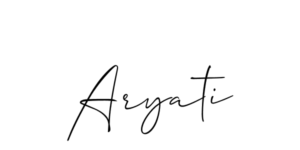 You can use this online signature creator to create a handwritten signature for the name Aryati. This is the best online autograph maker. Aryati signature style 2 images and pictures png