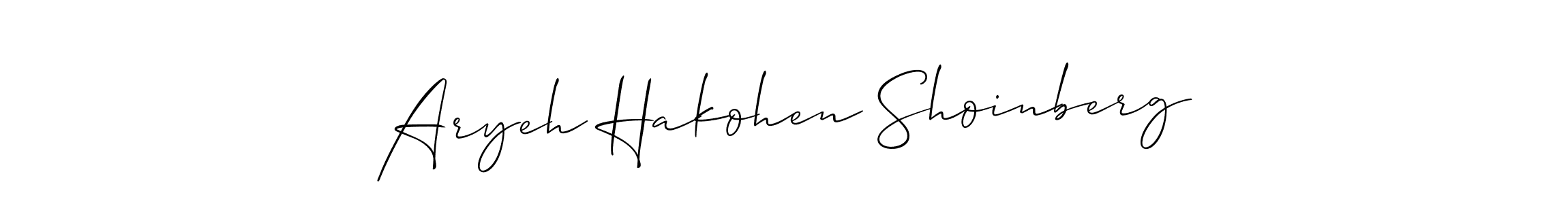 Check out images of Autograph of Aryeh Hakohen Shoinberg name. Actor Aryeh Hakohen Shoinberg Signature Style. Allison_Script is a professional sign style online. Aryeh Hakohen Shoinberg signature style 2 images and pictures png