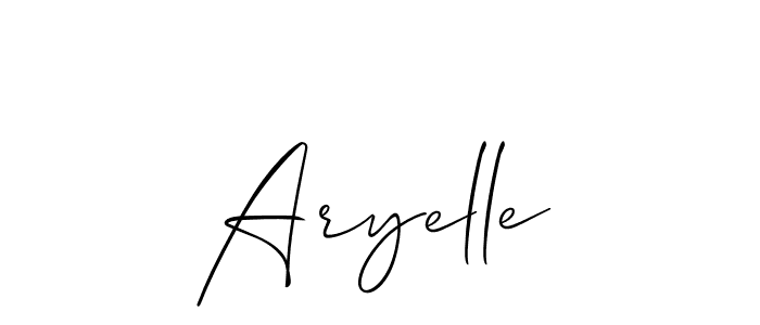 How to Draw Aryelle signature style? Allison_Script is a latest design signature styles for name Aryelle. Aryelle signature style 2 images and pictures png