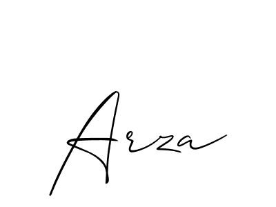 if you are searching for the best signature style for your name Arza. so please give up your signature search. here we have designed multiple signature styles  using Allison_Script. Arza signature style 2 images and pictures png