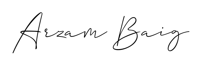 You can use this online signature creator to create a handwritten signature for the name Arzam Baig. This is the best online autograph maker. Arzam Baig signature style 2 images and pictures png