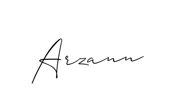 Make a beautiful signature design for name Arzann. Use this online signature maker to create a handwritten signature for free. Arzann signature style 2 images and pictures png