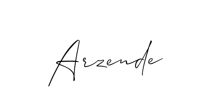 Similarly Allison_Script is the best handwritten signature design. Signature creator online .You can use it as an online autograph creator for name Arzende. Arzende signature style 2 images and pictures png