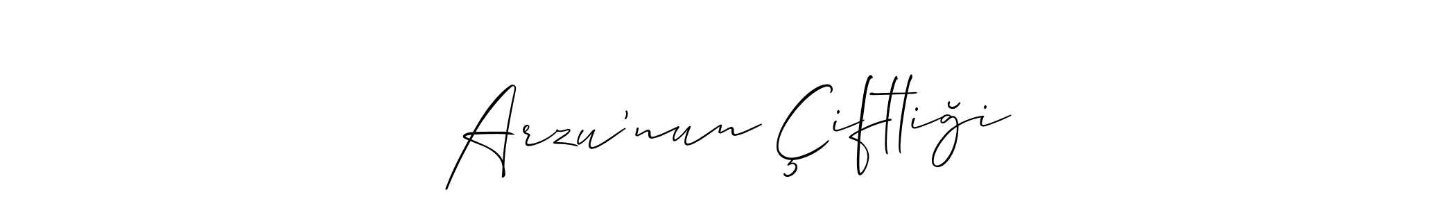if you are searching for the best signature style for your name Arzu’nun Çiftliği. so please give up your signature search. here we have designed multiple signature styles  using Allison_Script. Arzu’nun Çiftliği signature style 2 images and pictures png