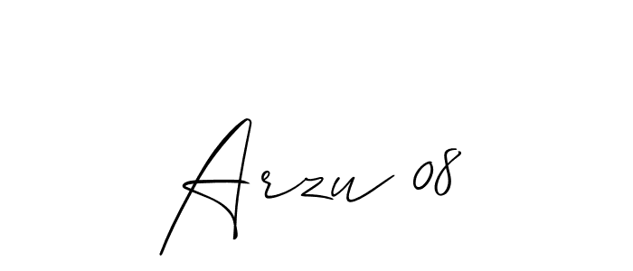 Similarly Allison_Script is the best handwritten signature design. Signature creator online .You can use it as an online autograph creator for name Arzu 08. Arzu 08 signature style 2 images and pictures png